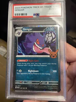 2024 Pokemon Trick or Trade Gengar Card GEM MT 10 PSA Graded - Image 1