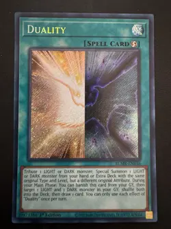 Yu-Gi-Oh! Duality Spell Card 1st Edition Secret Rare BLMR-EN036 - Image 1