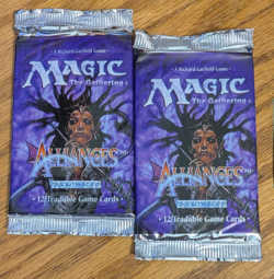 MTG - 2x Alliances Booster Pack - Magic the Gathering Factory Sealed 1996 - Image 1