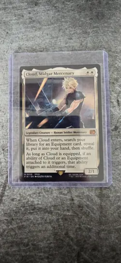 Cloud, Midgard Mercenary M 0010 Regular Final Fantasy Magic the Gathering MTG NM - Image 3