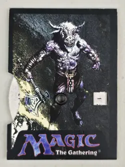 Magic the Gathering Minotaur Life Counter Revised Spin Down WORKS RARE MTG 1996 - Image 1