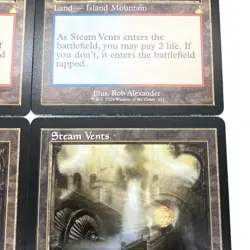 Steam vent old frame set of 4 English MTG - Image 3