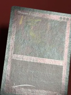 MTG Shivan Dragon 7th Edition English foil - Image 2