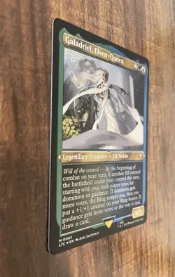 Galadriel, Elven-Queen (Display Commander) LOTR Magic The Gathering MTG - NM - Image 3