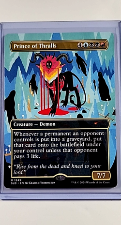2024 MTG Magic the Gathering SLD Secret Lair Borderless #1549 Prince of Thralls - Image 1
