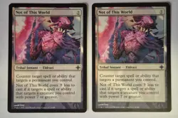 NOT OF THIS WORLD x2 MTG RISE OF THE ELDRAZI 2010 UC LP COLORLESS TRIBAL INSTANT - Image 1