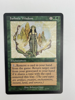 MTG Odyssey Holistic Wisdom Rare Enchantment Card LP/NM Condition - Image 1