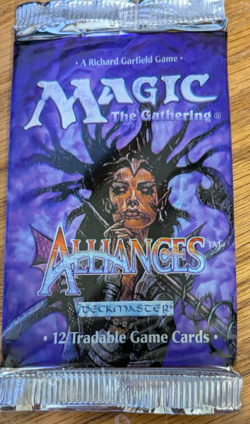 MTG - 3x Alliances Booster Pack - Magic the Gathering Factory Sealed 1996 - Image 2