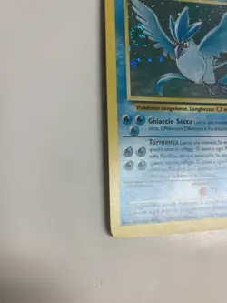 Pokemon Articuno Italian Fossil Unlimited Holo 2/62 LP-NM - Image 3