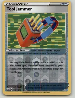 Pokemon SWSH05: Battle Styles Tool Jammer Reverse Holo #136/163 Uncommon - Image 1