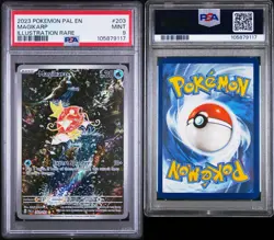 2023 POKEMON PAL EN-PALDEA EVOLVED ILLUSTRATION RARE #203 MAGIKARP PSA 9 - Image 1