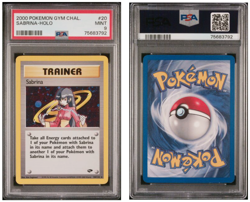 PSA MINT 9 2000 POKEMON TCG GYM CHALLENGE #20 SABRINA HOLO - Image 1