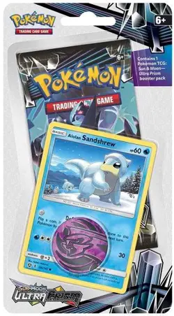 Pokemon Ultra Prism Checklane Blister Sandslash Promo NEW SEALED! - Image 1