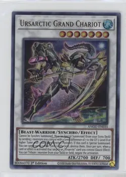 UR - Ursarctic Grand Chariot 1st Ed. YuGiOh Ancient Guardians #ANGU-EN035 - Image 1