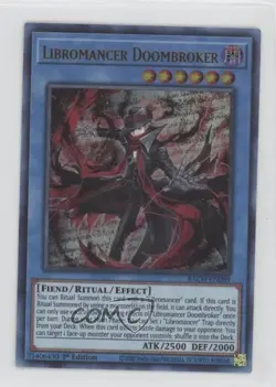 UR - Libromancer Doombroker 1st Ed. YuGiOh Battle of Chaos #BACH-EN089 - Image 1
