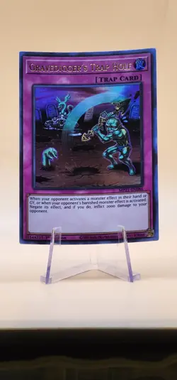 2020 Studio Dice / Shueisha, TV Tokyo Konami Yugioh Gravediggers Trap Hole... - Image 1