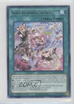 Solfachord Scale 1st Ed. YuGiOh Ancient Guardians #ANGU-EN023 - Image 1