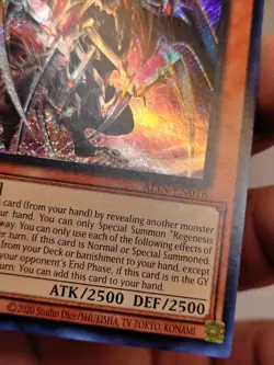 Yugioh! 1x Regenesis Archfiend ALIN-EN016 Secret Rare 1st Ed NM - Image 4