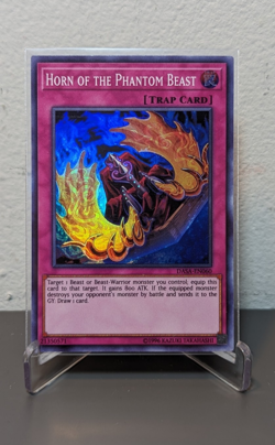 Horn of the Phantom Beast DASA-EN060 YuGiOh! TCG Super Rare 1st Edition - NM - Image 1