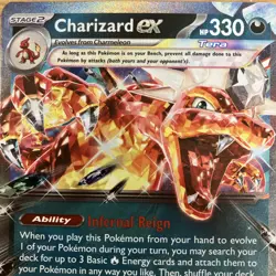 Pokemon Card Charizard EX 125/197 Obsidian Flames S&V ⭐Cheap Start⭐ - Image 2