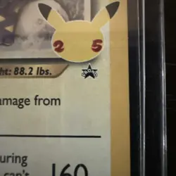 Light Toxtricity SWSH137 Celebrations Promo Holo Rare M NM Card - Image 4
