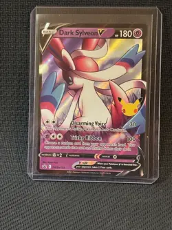 Dark Sylveon V SWSH134 Sword & Shield Black Star Promo Holo Pokemon Card - Image 4
