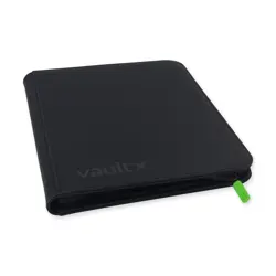 Vault X - 9 Pocket eXo-Tec Zip Binder Folder (Holds 360 cards) - Black - Image 1