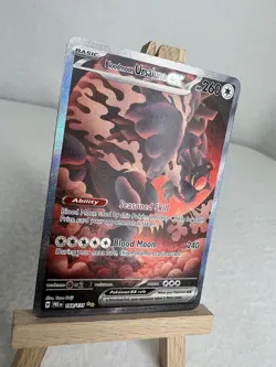 Bloodmoon Ursaluna ex 168/131 Prismatic Evolutions SIR English Pokemon Card NM - Image 2