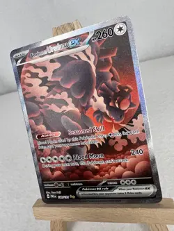 Bloodmoon Ursaluna ex 168/131 Prismatic Evolutions SIR English Pokemon Card NM - Image 3