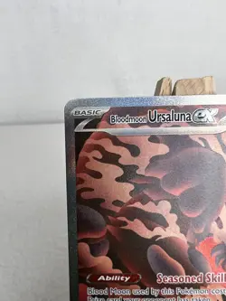 Bloodmoon Ursaluna ex 168/131 Prismatic Evolutions SIR English Pokemon Card NM - Image 4