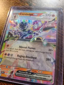 Ceruledge EX 36/191 Double Rare Holo Pokemon TCG Card SV08 Surging Sparks - NM - Image 2