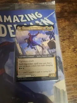 Peter Parker Amazing Spiderman MTG Disney Exclusive Marvel Event Comic W/ Card - Image 5