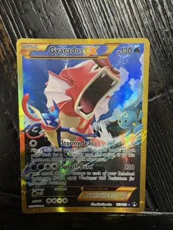 Pokemon TCG Gyarados EX 123/122 XY Breakpoint 2016 Secret Holo Rare Card - Image 1