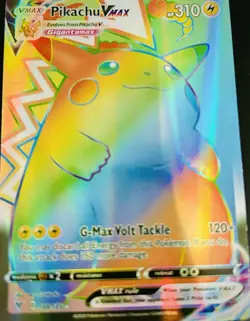 Pikachu VMAX 188/185 Vivid Voltage 2020 Secret Rainbow Rare Pokemon Card TCG - Image 1