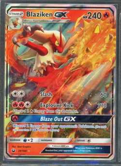 Pokemon Cards - Blaziken GX 28/168 - Celestial Storm - eBay Live 10th Oct 8pm - Image 1