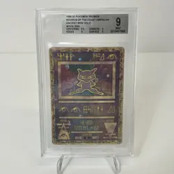 Ancient Mew Promo Pokemon The Movie 2000 Card Holo Foil BGS 9 Sub Grades - Image 1