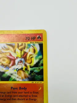 Entei 10/147 Pokemon Card TCG 2003 Aquapolis Reverse Holo Rare LP/MP + WOTC - Image 3