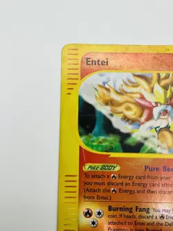 Entei 10/147 Pokemon Card TCG 2003 Aquapolis Reverse Holo Rare LP/MP + WOTC - Image 5