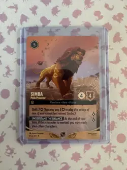 Disney Lorcana Simba Pride Protector Promo Card 8/C2 EN 6 Non Foil - Image 1