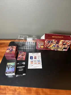 Bandai One Piece Card Game Ultimate Deck 3 Brothers Bonds ST-13 Japan Open Box - Image 1