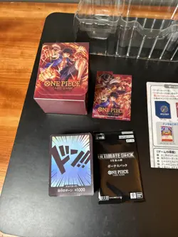 Bandai One Piece Card Game Ultimate Deck 3 Brothers Bonds ST-13 Japan Open Box - Image 2