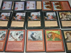 MTG 200+ ice age magic card bulk lot MP - Image 5