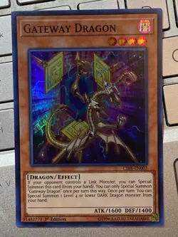 Yugioh Gateway Dragon -CIBR-EN007 Ultra Rare 1st edition / m/nm condition card - Image 1