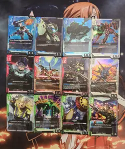 Gundam TCG foil card lot (17 cards) - M/NM - Image 2
