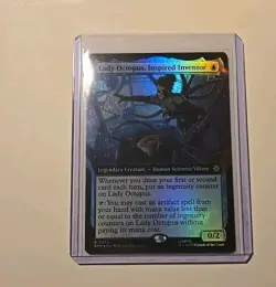 MTG Lady Octopus, Inspired Inventor 252 Rare Foil Extended Art Marvel Spider-Man - Image 4