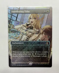 Smothering Tithe (Anime Borderless) (Confetti Foil) Wilds of Eldraine:... - Image 1