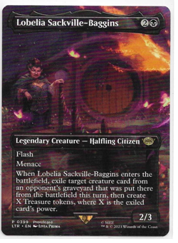 Lobelia Sackville-Baggins (Borderless)- Universes Beyond: The Lord of the Rings - Image 1