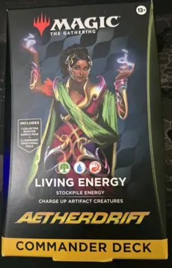 Magic The Gathering - Aetherdrift Commander Deck - Living Energy NEW/SEALED MTG - Image 1