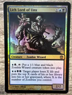 MTG - Lich Lord of Unx - FOIL - Image 1