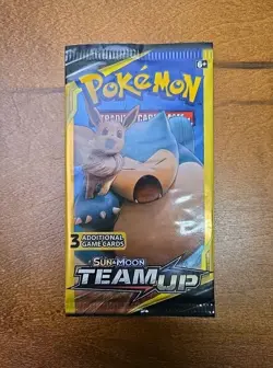 Pokemon Sun&Moon Team Up Booster Packs x2 (3 Card Mini Pack)Eevee/Snorlax GB011 - Image 4